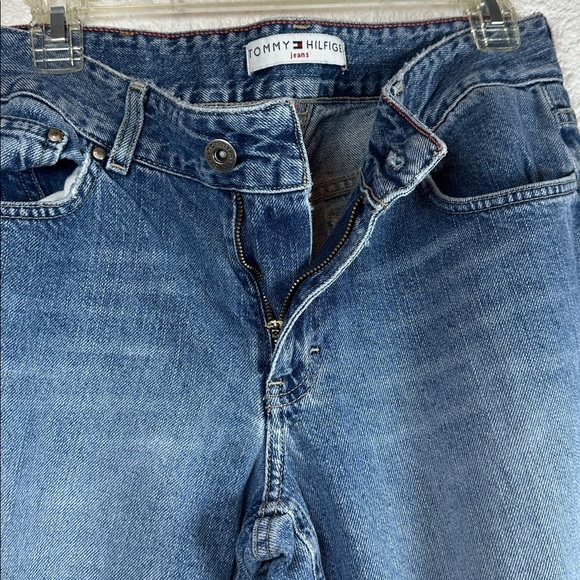 Vintage Tommy Hilfiger Women's High Rise Denim Blue Jeans, Size 6 - Picture 8 of 10